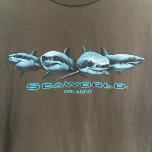 Vintage Grey Seaworld Orlando T-Shirt